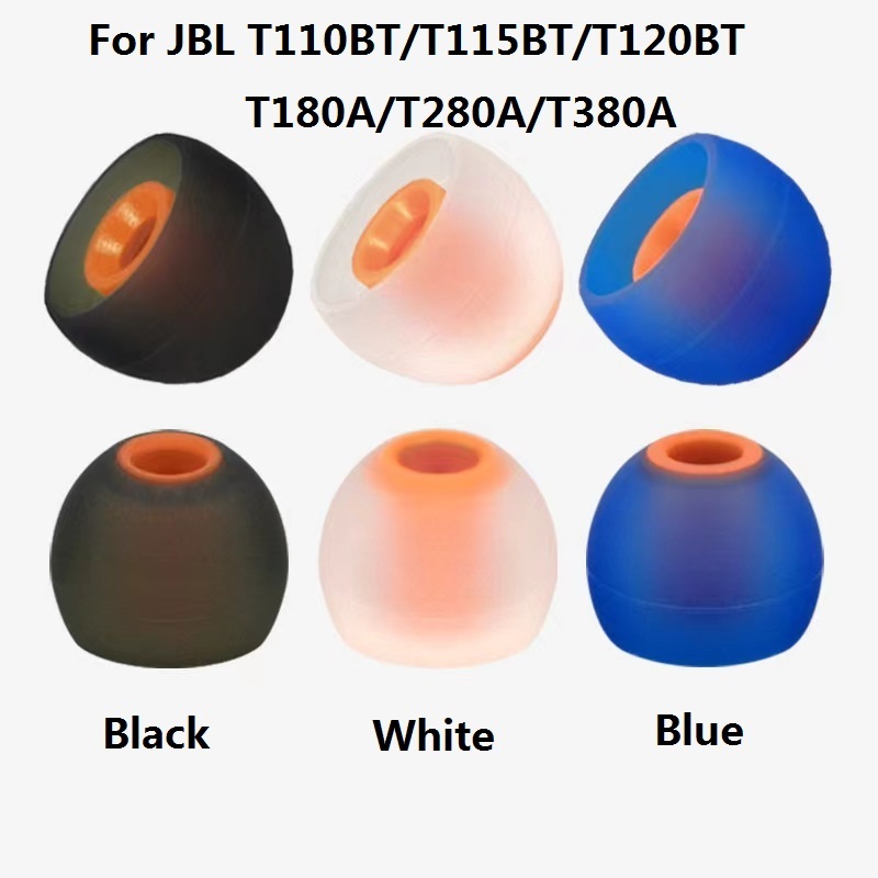Jbl T110BT T115BT T120BT T180A T280A T380A 入耳式藍牙耳機替換高品質超軟耳塞矽