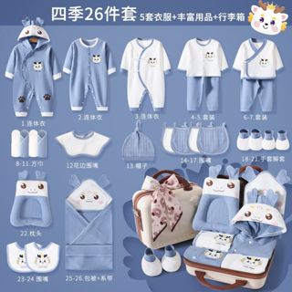 【少量現貨】新款熱賣嬰兒衣服純棉寶寶禮盒套裝春秋夏季初生剛出生新生兒滿月送禮用品