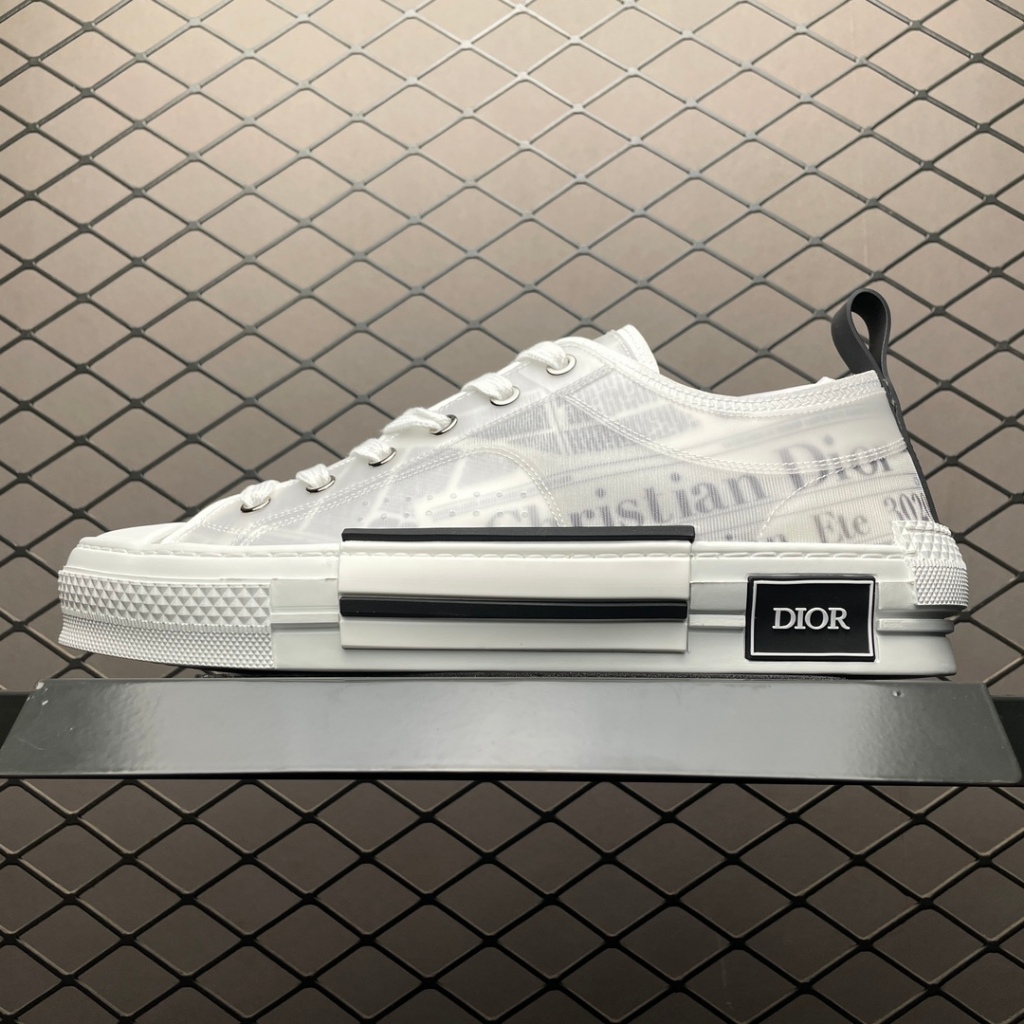 頂級版本 Dior 迪奧 B23 Oblique Sneakers “CD重影” 休閒小白鞋男士休閒鞋