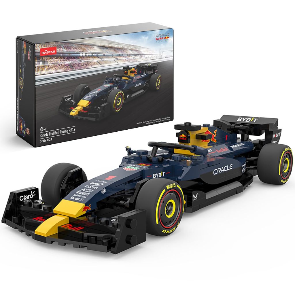 Rastar 1:24 Oracle Red Bull F1 RB19 賽車模型積木 Formula 1 收藏跑車建築套