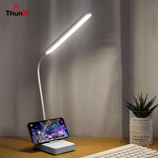 Thunlit 學習檯燈 LED 可充電無級調光學生檯燈帶電池可更換