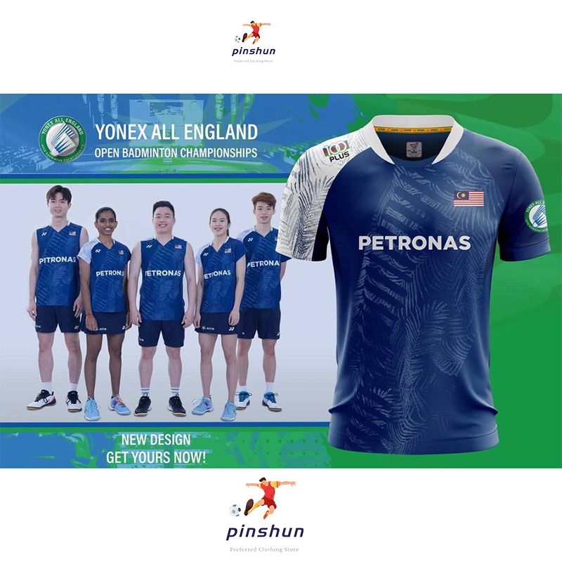 Yonex 全英格蘭 Petronas 馬來西亞 2024 年羽毛球球衣 - 馬來西亞球衣 Yonex 2024 Vic