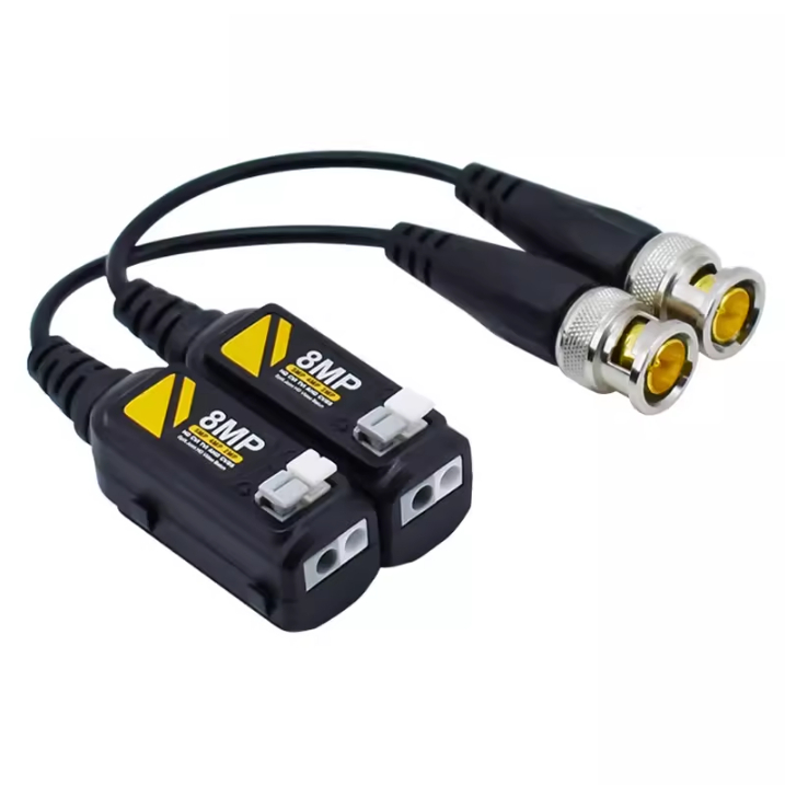 海康TVI同軸高清雙絞線傳輸器5MP 8MP頻道網線延長器Video Balun