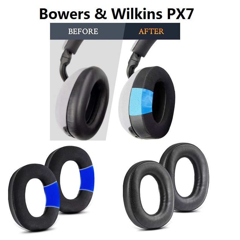 Bowers &amp; Wilkins PX7 第 1 代耳機替換冷卻凝膠耳墊耳罩耳罩