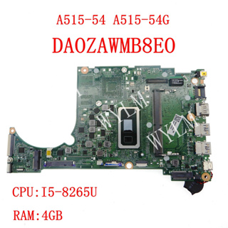 Da0zawmb8e0 i5-8th CPU 4GB-RAM 主板適用於宏碁 A515-54 A315-55G A315