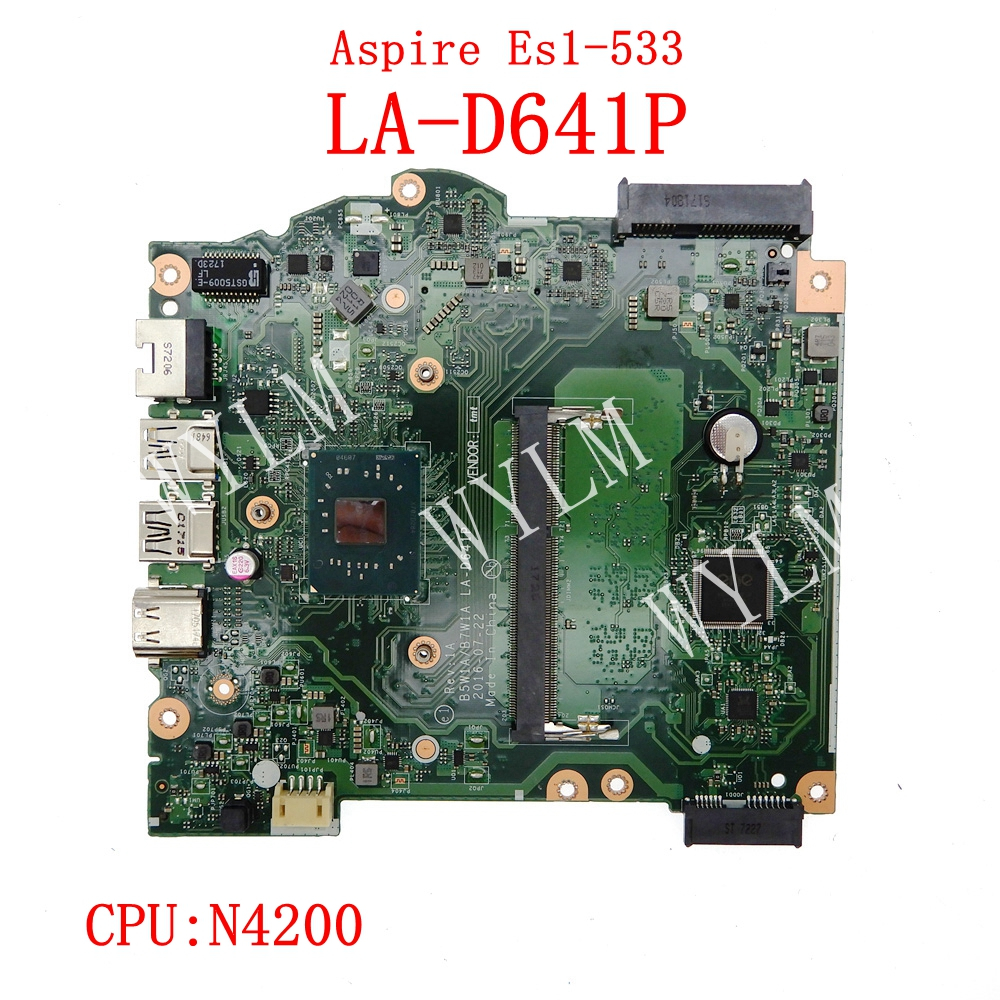 La-d641p N4200 CPU筆記本主板適用於宏碁Aspire ES1-533筆記本主板