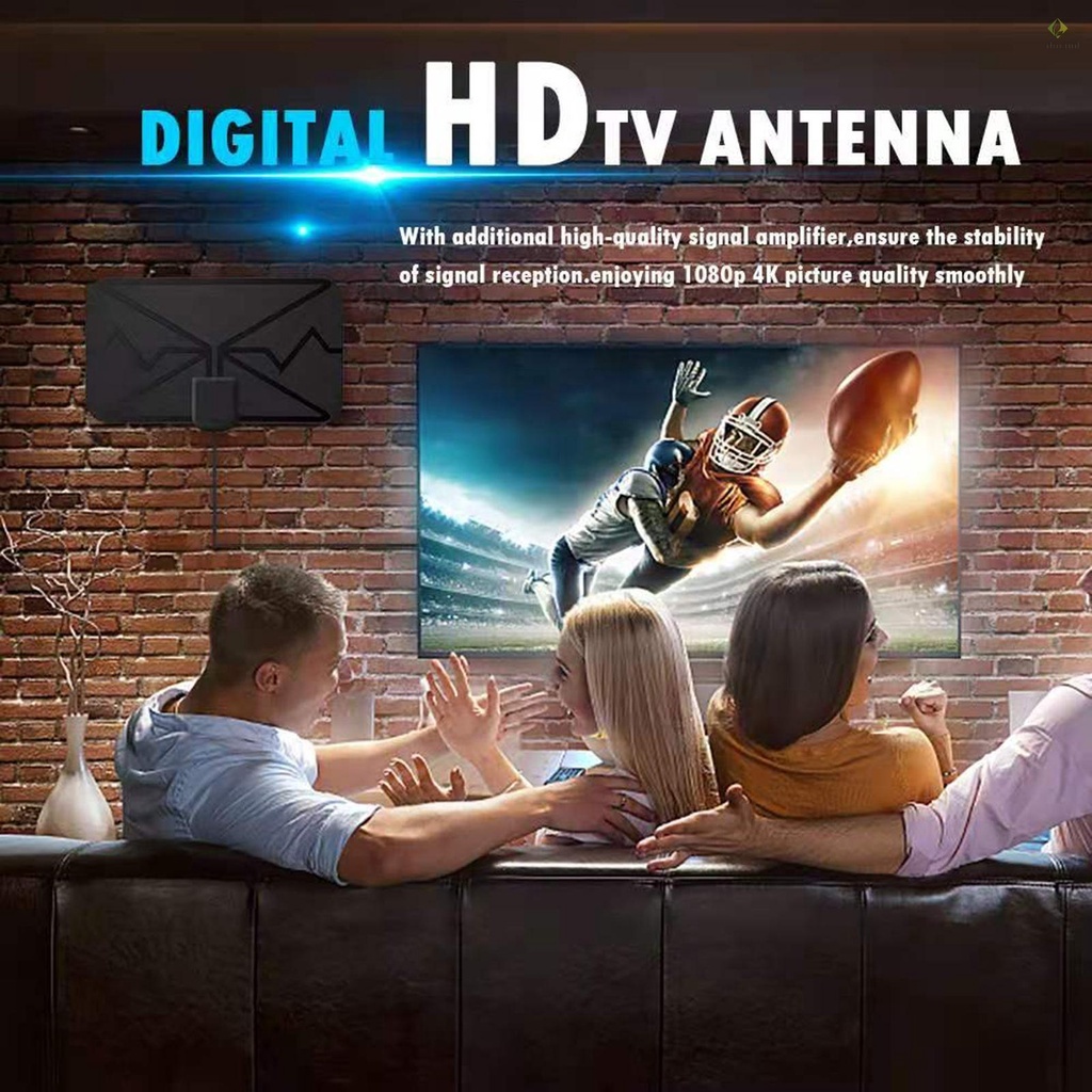 帶信號放大器 DVB-T 高清電視數字天線的 4K 數字室內電視天線,用於更多頻道