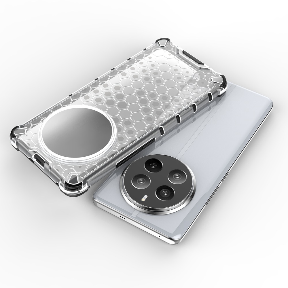 硬殼 Realme 10 12 Pro Plus 手機殼半透明保護套蜂巢手機保護殼