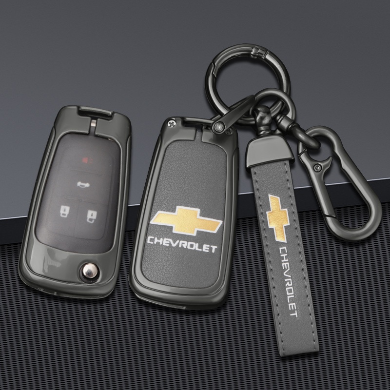 【現貨】雪佛蘭汽車鑰匙包適用於 Onix prisma Cruze Aveo Trax Opel Vauxhall Mo