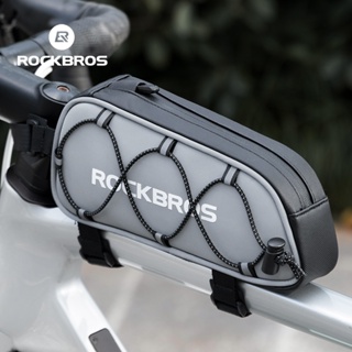 Rockbros 自行車前管包反光耐用便攜式公路自行車管包大容量旅行頂包騎行裝備