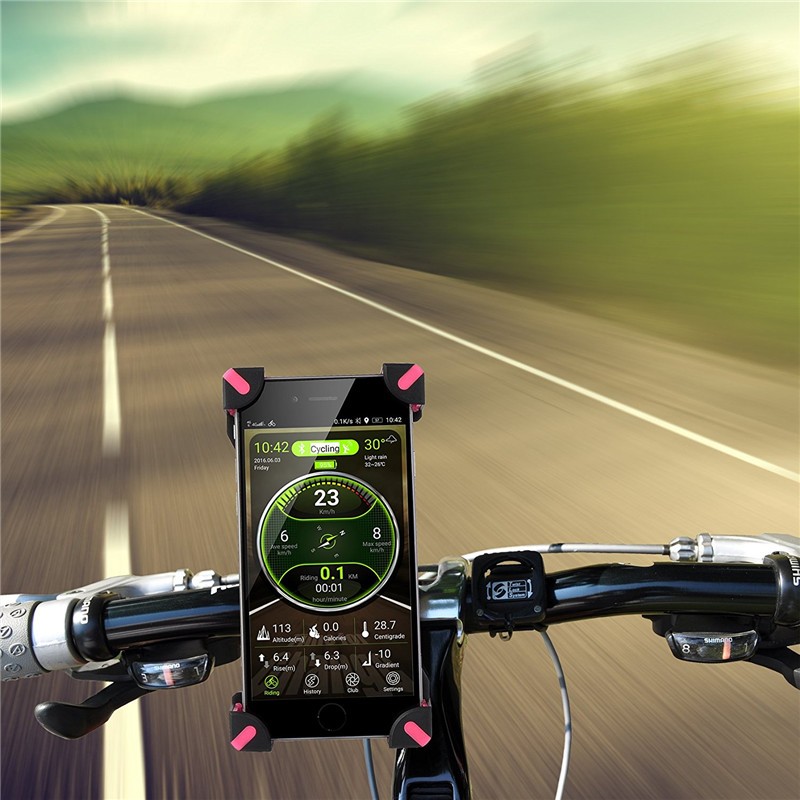 脚踏車手機支架 鷹爪款式車把夾 電瓶車摩托車單車導航固定支架 360旋轉立式支架 防滑 自行車摩托車手機支架