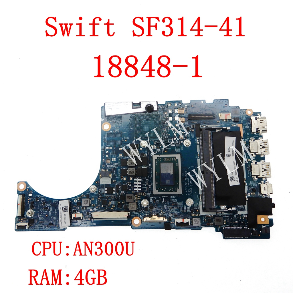 宏碁 18848-1 帶 AN300U CPU 4GB-RAM 筆記本電腦主板適用於 Acer Swift 3 SF31