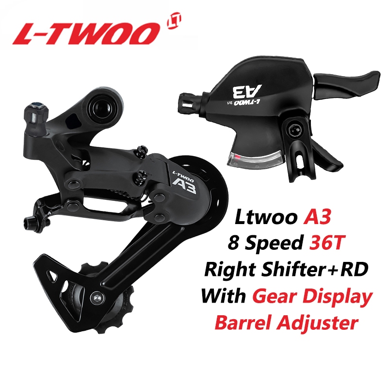 Ltwoo A3 8 速後撥鏈器扳機右變速桿,帶光學齒輪顯示,適用於 Mtb 山地自行車零件