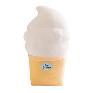 廠家直供三色創意毛絨冰淇淋異形抱枕辦公午餐抱枕批發抹茶冰淇淋造型
