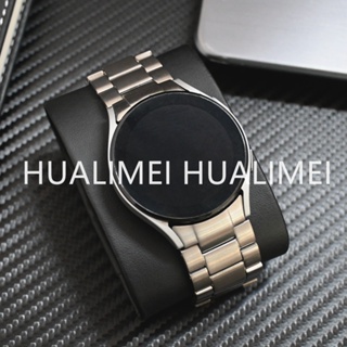 全钛合金表带 适用三星手表Galaxy Watch 5 Pro 45mm钛钢带 Watch4 40mm 44mm替换表带