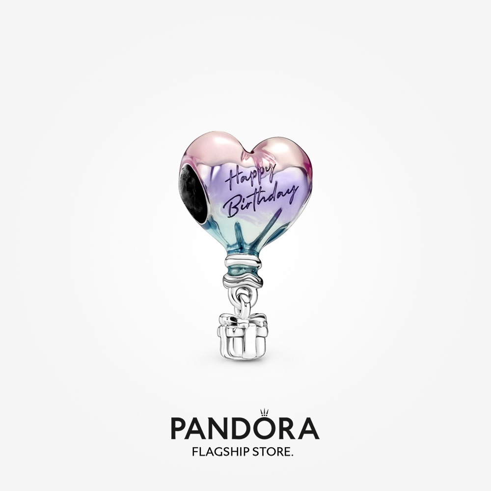 PANDORA 正品原裝 S925 純銀潘多拉生日快樂熱氣球吊飾