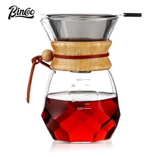 BINCOO 手沖咖啡壺套裝 家用咖啡分享壺 適宜辦公戶外 咖啡器具 400ML/600ML
