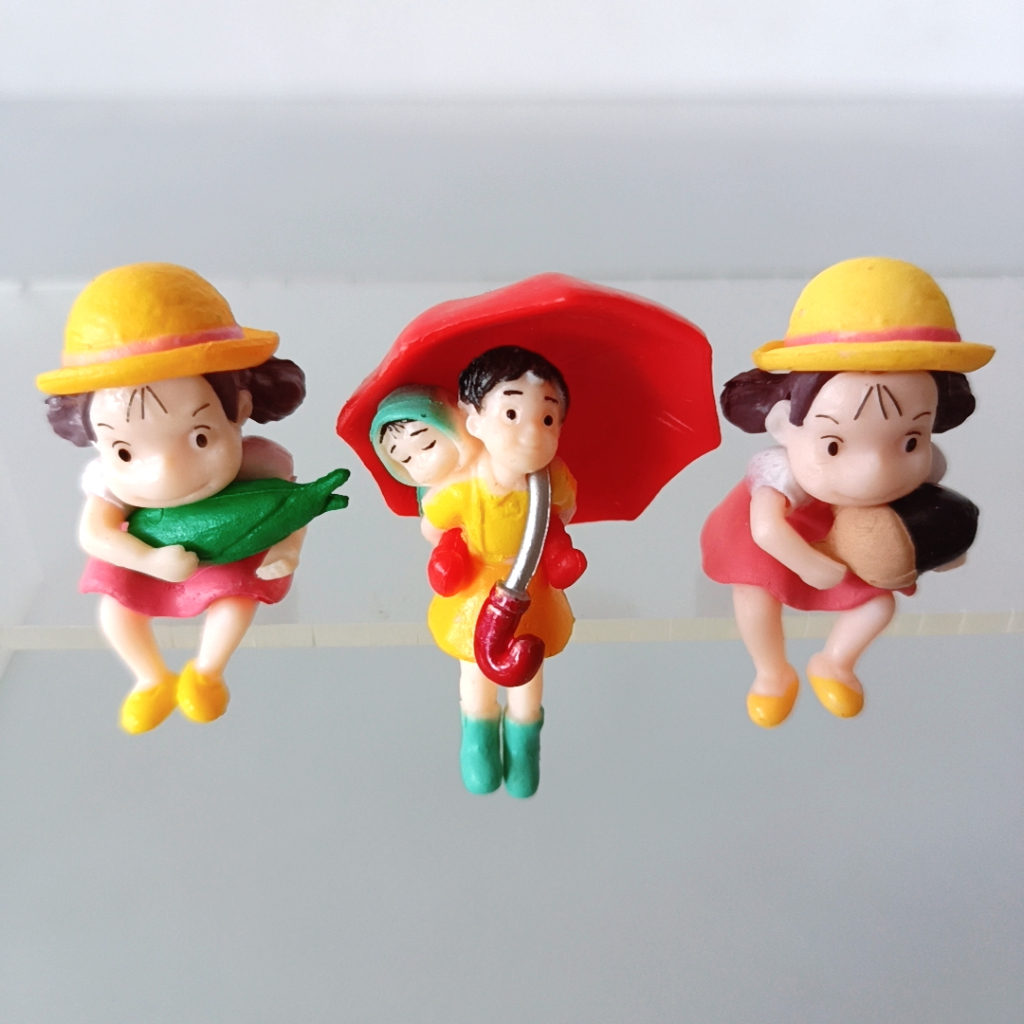 4.5 厘米可愛動漫 Toro Mei 冬裝人偶模型家用苔蘚微景觀裝飾辦公室玩具兒童兒童