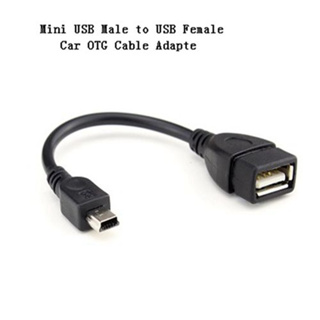 USB母頭V3公頭 汽車OTG設備充電數據線 車載導航轉換線 充電轉換頭 OTG連接器 USB轉T型數據傳輸線