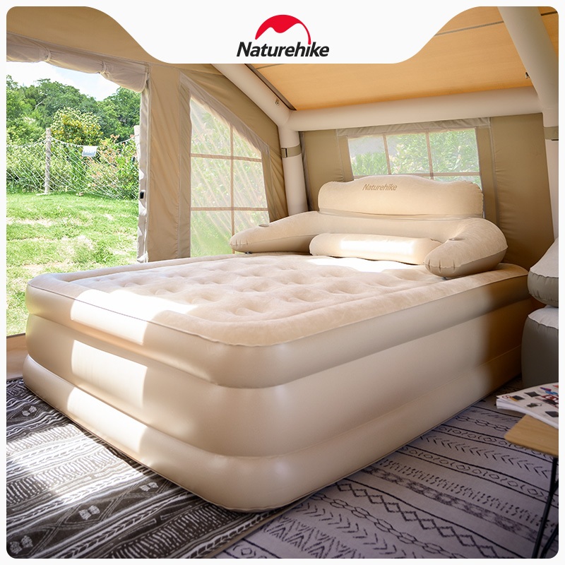Naturehike 挪客 充氣靠背雙人床 戶外露營全自動充氣床墊 野營氣墊床 充氣睡墊 充氣床