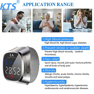 Kts 4 合 1 功能 10 件 650nm 半導體設備智能手錶配件 9 件 650nm 父母禮物