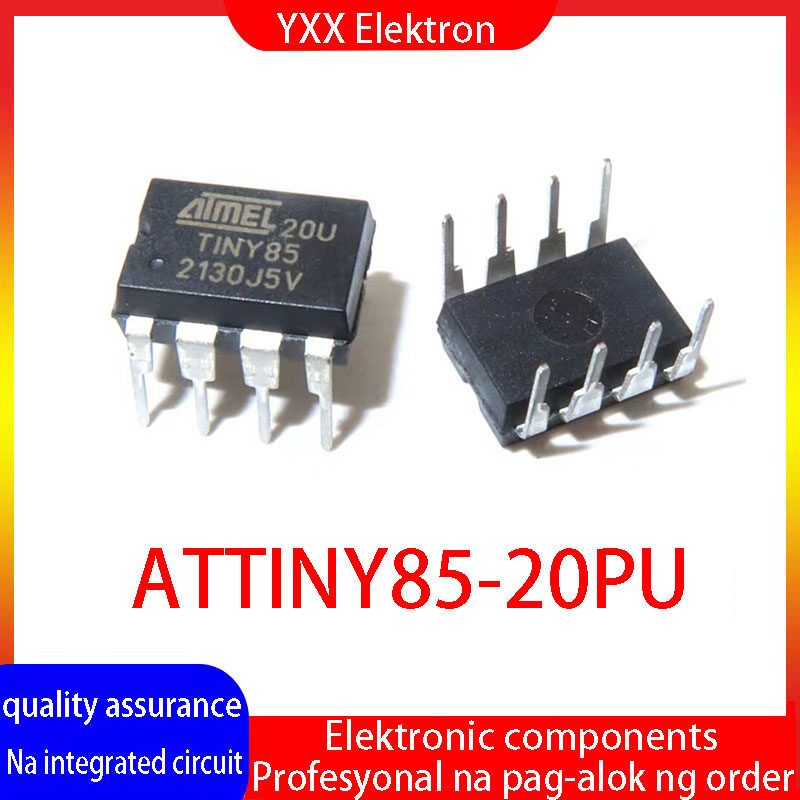 全新原裝 ATTINY85-20PU INY85 直插DIP-8微控制器8位微控制器-MCU