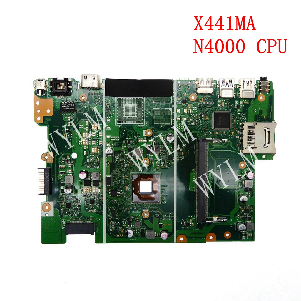 華碩 X441m X441MA 筆記本電腦主板帶 N4000 CPU 主板