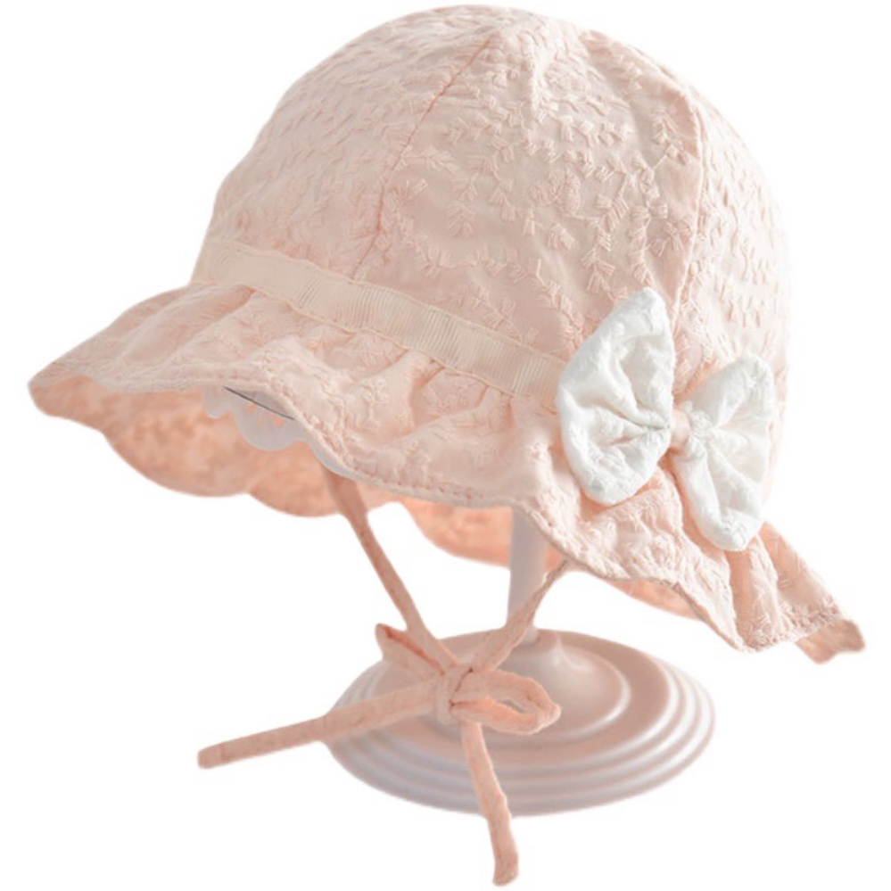 木瓜製品MG STUDIO/寶寶帽子 嬰兒夏季薄款帽子 遮陽防晒帽 女寶漁夫帽 可愛兒童盆帽