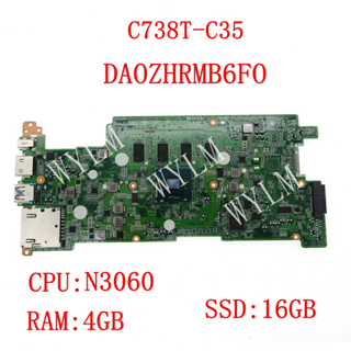 宏碁 Da0zhrmb6f0 帶 N3060 CPU 4GB-RAM 16GB-SSD 筆記本主板適用於 ACER Ch