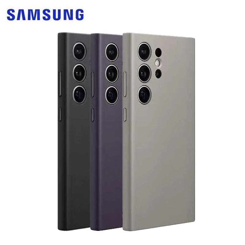 SAMSUNG 三星s24ultra S24plus S24+S24手機殼時尚皮套防摔防震簡約商務款