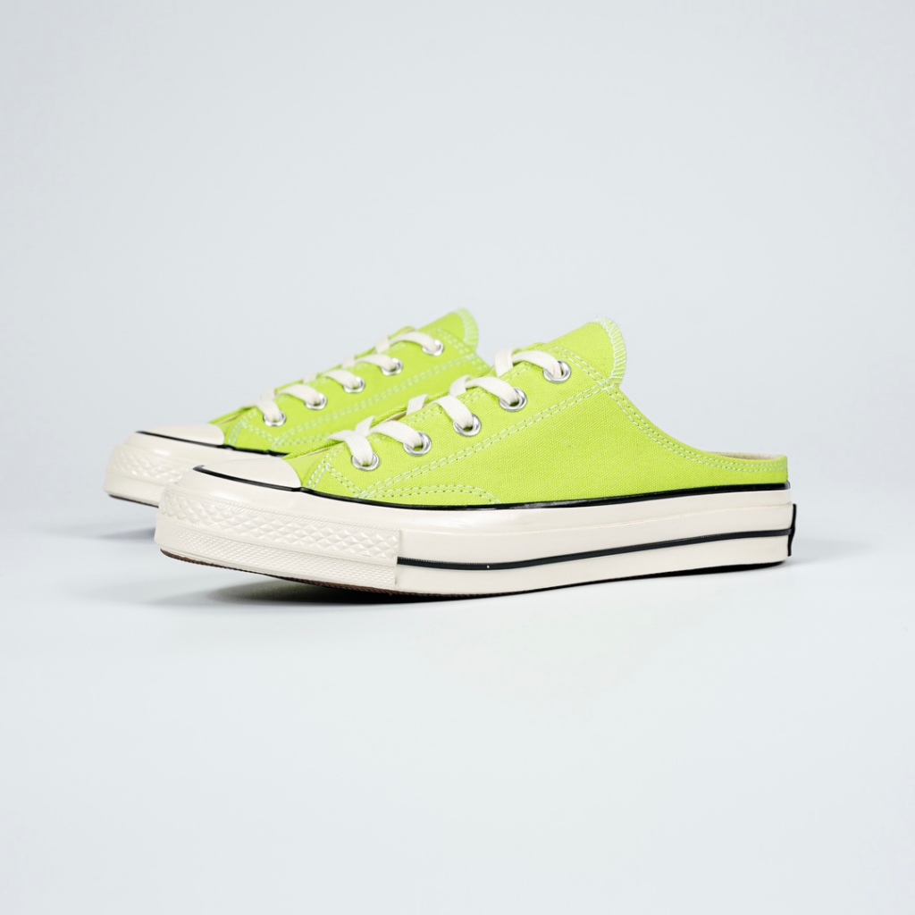 Converse Chuck 1970s 一腳蹬 熒光綠 低幫休閒板鞋