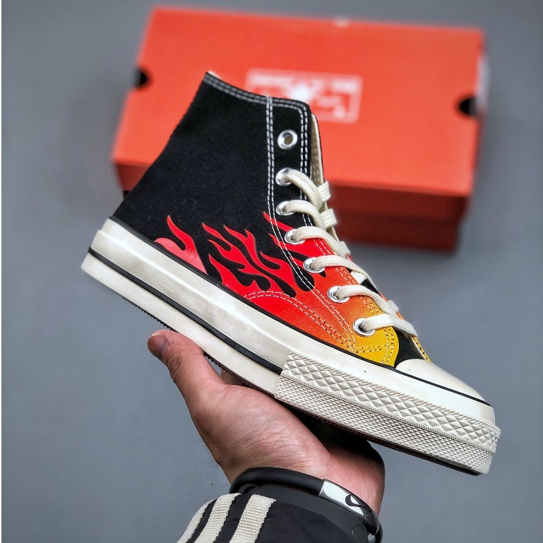 Converse 1970S ctas 70 黑紅火焰 高幫休閒板鞋