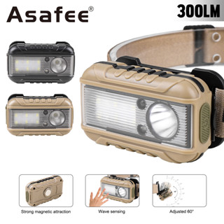 Asafee H05 XPE LED超亮精緻頭燈迷你便攜工作燈野營頭燈6檔IPX4防水