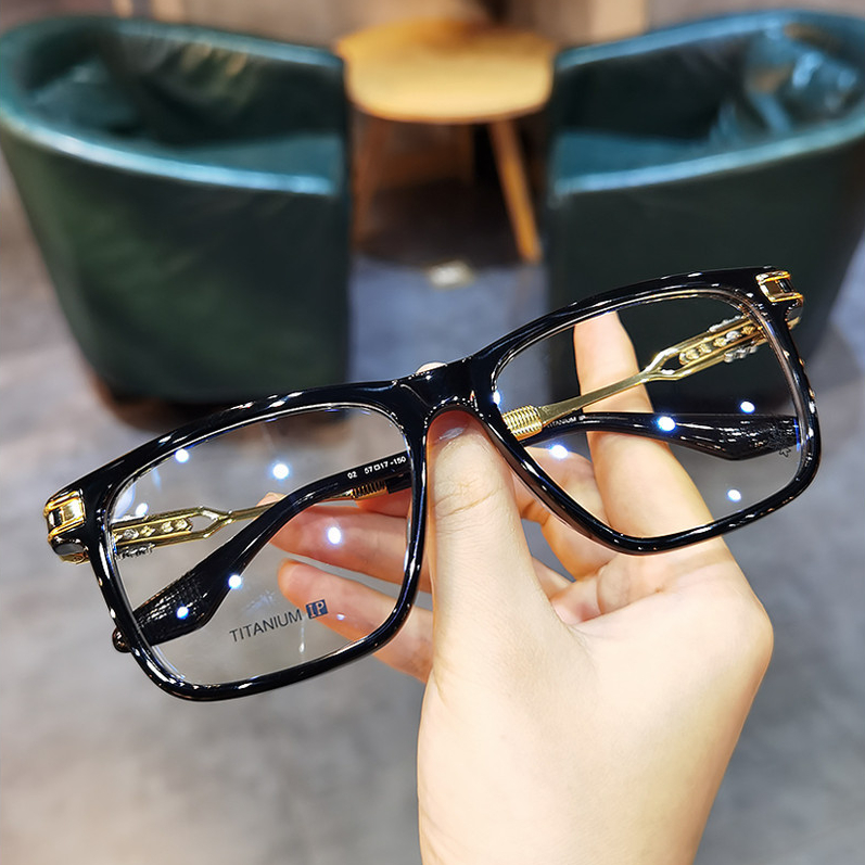新款大方時尚眼鏡框 男女復古百搭加寬眼鏡 總寬153MM 可配近視防藍光