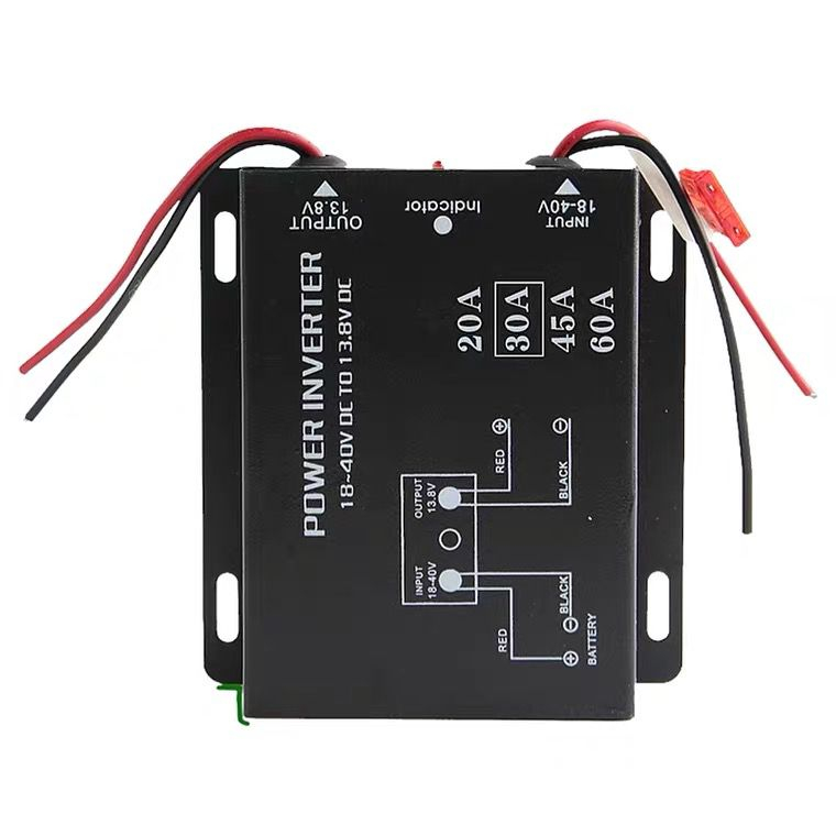 車載台變壓器30A船用電臺電源降壓器24V轉13.8V穩壓器大貨車船舶