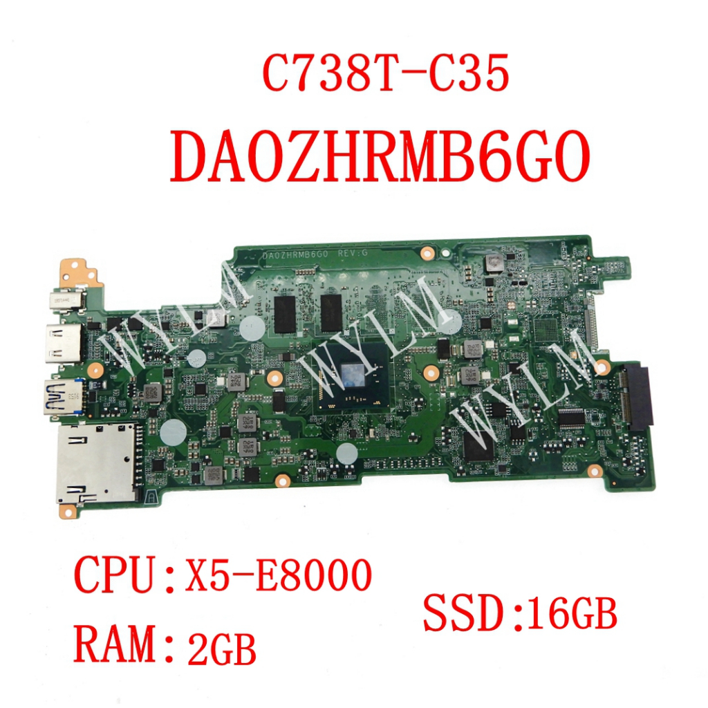 宏碁 Da0zhrmb6g0 帶 X5-E8000 CPU 2GB-RAM 16GB-SSD 主板適用於 ACER Ch