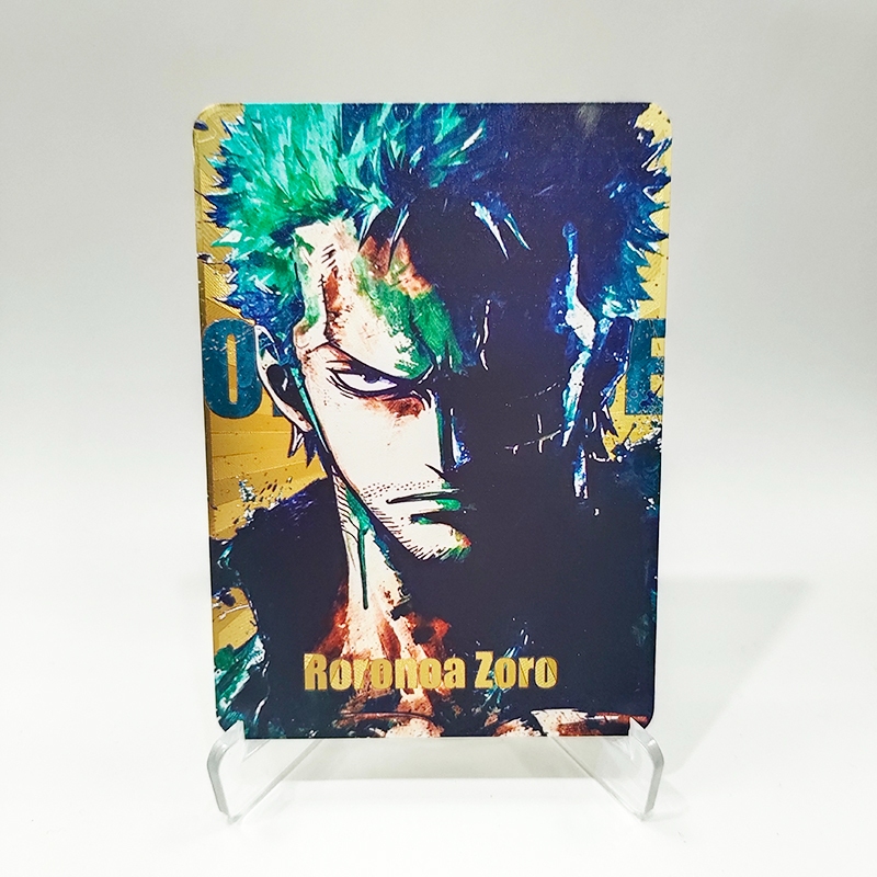 一件字符 Roronoa Zoro AI 藝術金屬卡 88*63*0.4MM