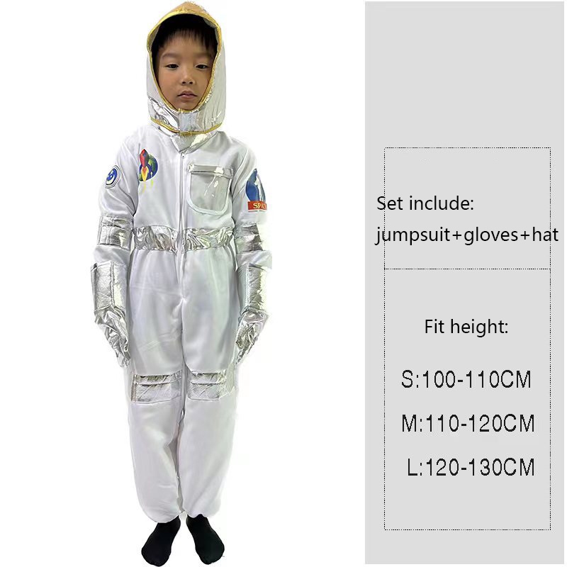兒童兒童廚師 Convict 伐木工飛機指揮官消防員宇航員服裝職業遊戲套裝男孩女孩派對迷