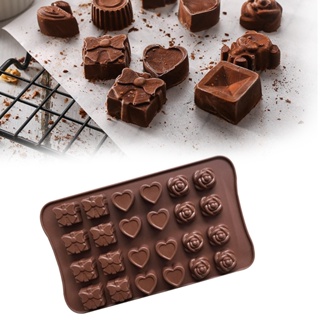 矽膠玫瑰愛心禮盒巧克力模具矽膠果凍水果軟糖模具矽膠模具翻糖糖果模具蛋糕烘焙裝飾工具
