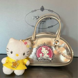 日本vintage Hello Kitty包Y2k新款復古女手提包卡通印花圓筒包韓版百搭時尚少女時尚搭配