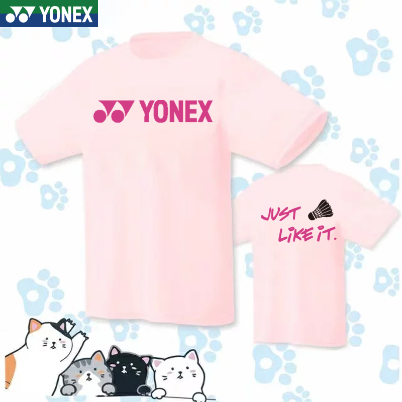2024 YONEX新款男女童羽毛球衣吸汗速乾網球衫文化衫訓練衫運動上衣