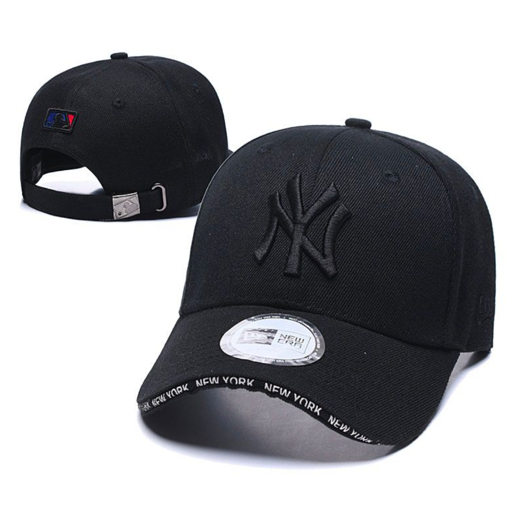 MLB鴨舌帽NY洋基隊軟頂小標棒球帽LA可調整男女帽子