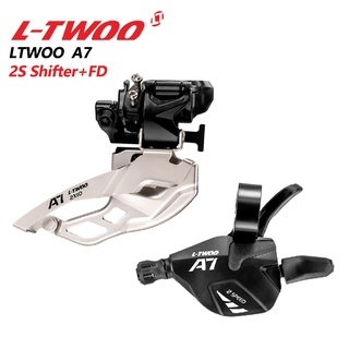 Ltwoo A7 2 速左變速前變速器兼容 2x10 速山地自行車零件 Shimano