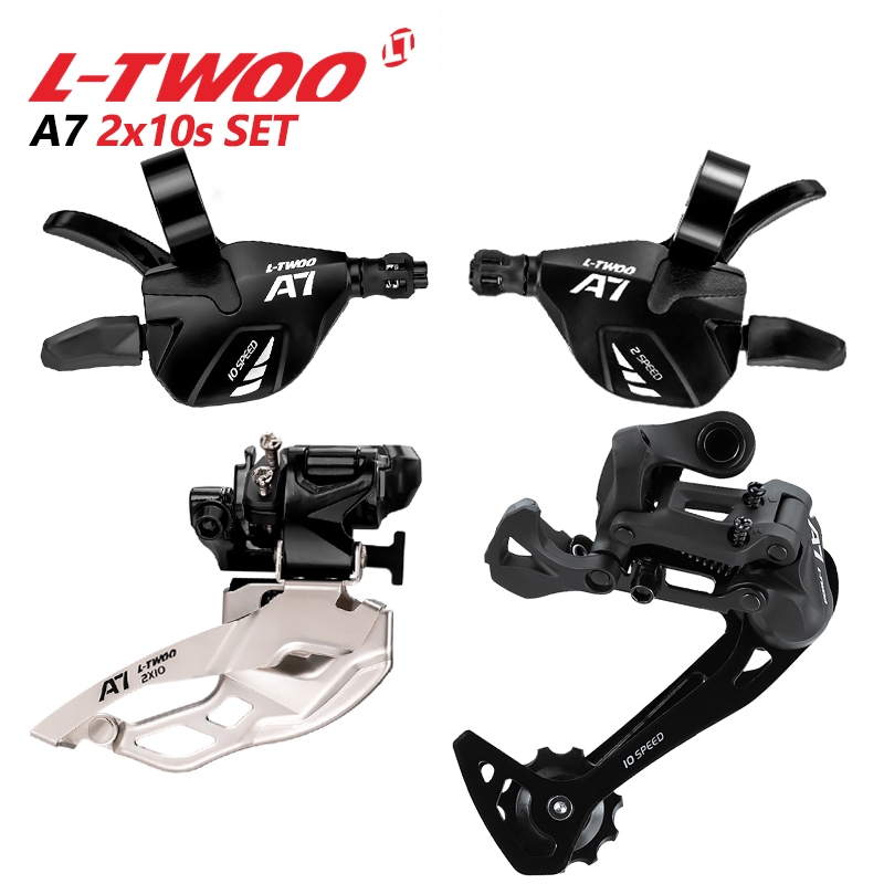 Ltwoo A7 2x10 速度套件後撥鏈器前撥鏈器變速桿 20s 適用於山地自行車零件