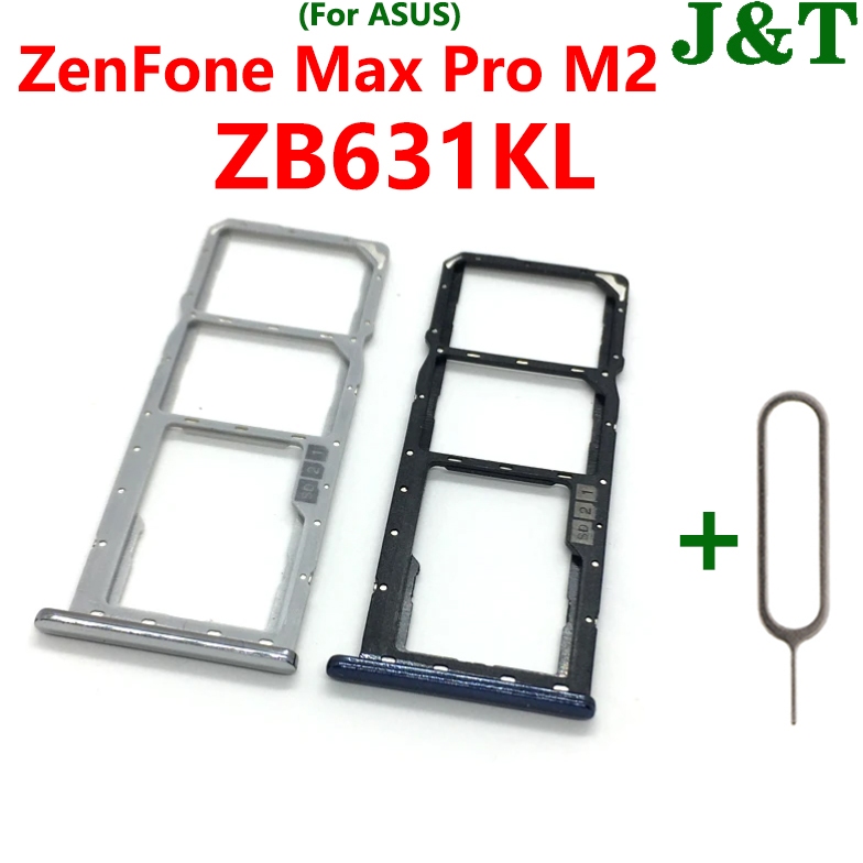 華碩 ZenFone Max Pro M2 ZB631KL SIM 卡適配器 SIM 卡的 SIM 托盤,帶 Micro