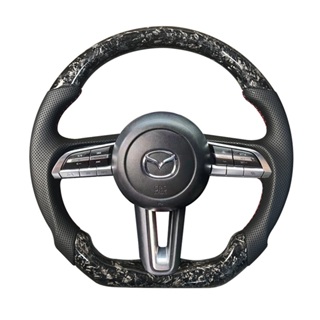 Mazda3 CX3 CX5 mazda6馬自達碳纖維變形蟲方向盤 馬3馬6超轉燈卡夢方向盤