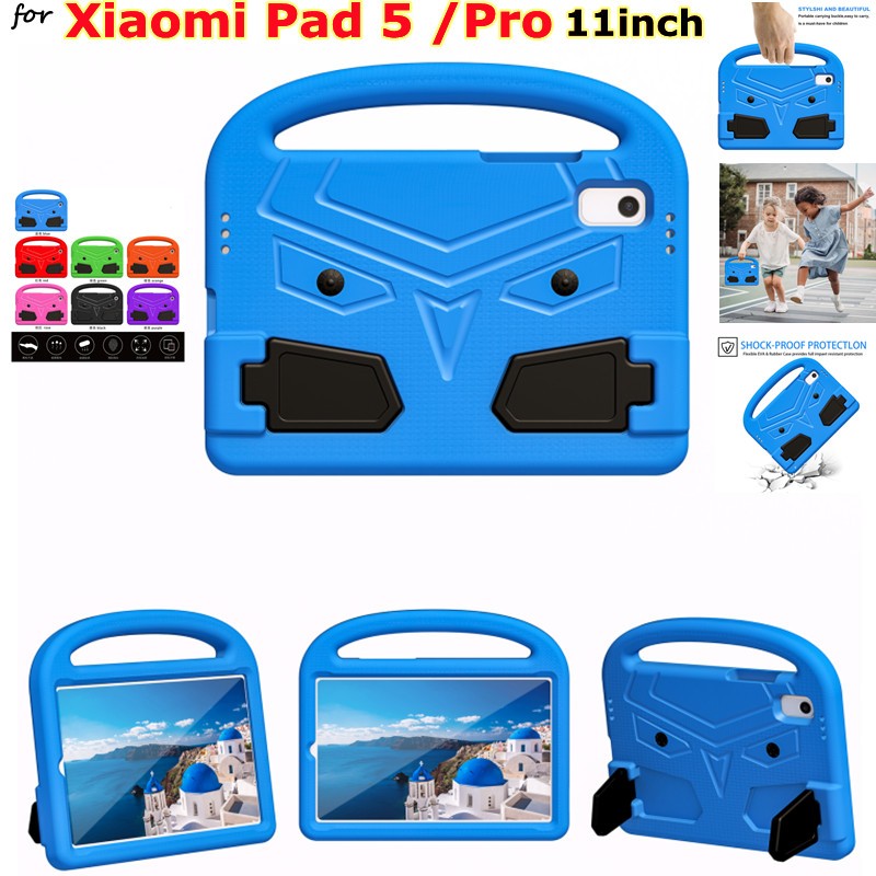 XIAOMI 適用於小米 pad 5 保護套 Mi pad 5 Pro 11 英寸兒童友好型手柄支架保護套安全泡沫 EV