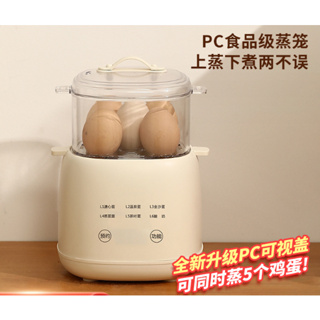 [利奇家居生活館]新款煮蛋器 家用小型蒸蛋器全自動煮蛋神器 預約多功能溏心蛋早餐機