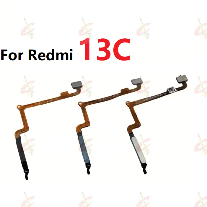 適用於 Redmi 13C 電源按鈕 flex 的指紋指紋傳感器