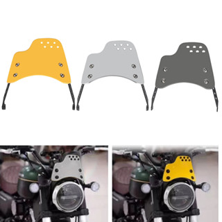 山葉 通用摩托車擋風玻璃擋風玻璃擋風板圓形大燈適用於 Husqvarna 適用於 Yamaha XSR 適用於 Roya